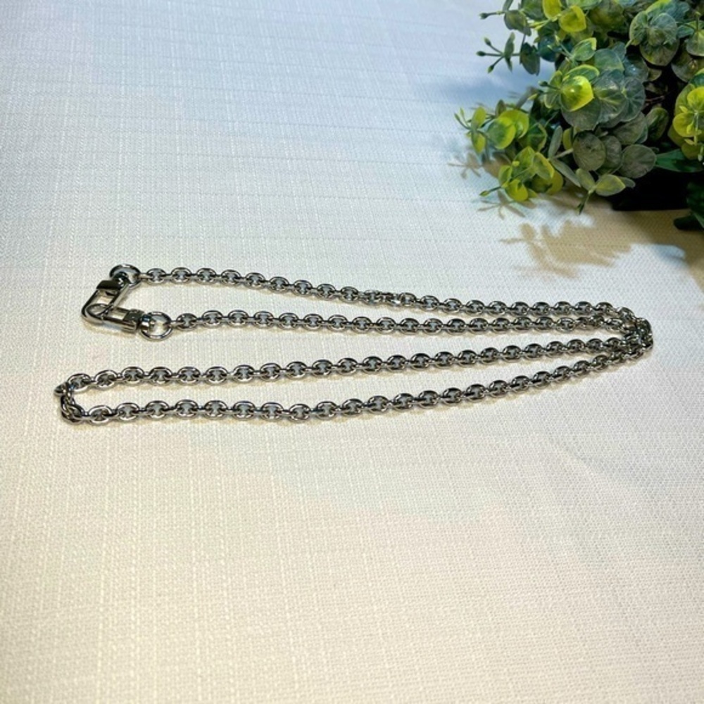 NWT 40” Silver Tone Crossbody Shoulder Chain Strap for Purse, Wallet, Bag